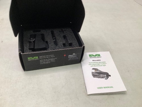 Meprolight Micro RDS Red Dot Micro Sight, Missing Pieces, Ecommerce Return - Lot 462