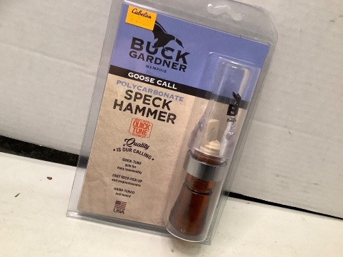 Buck Gardner Goose Call Polycarbonate Speck Hammer, Ecommerce Return - Lot 470