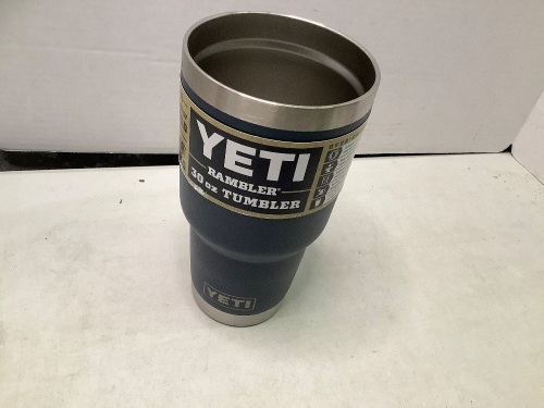 Yeti Rambler 30oz Tumbler, No Lid, Ecommerce Return - Lot 493