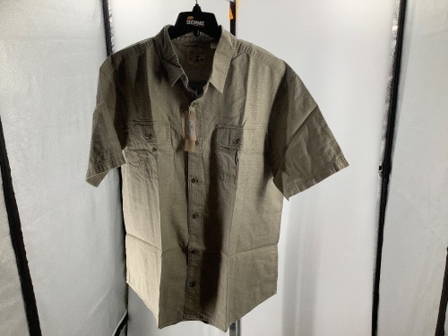 Red Head Short Sleeve Button Up Shirt, XLarge, Appears New - Lot 669