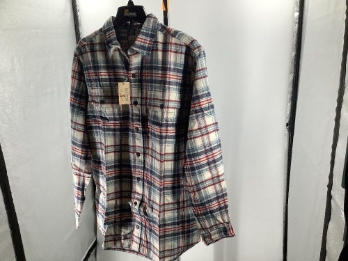 Red Head Men's Button Up, LT, Appears New - Lot 677