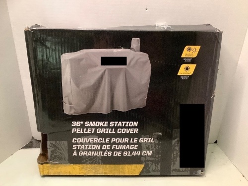 36" Smoke Station Pellet Grill Cover, Ecommerce Return - Lot 867