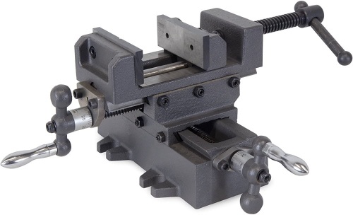 3.25-Inch Compound Cross Slide Industrial Strength Benchtop and Drill Press Vise - Lot 27
