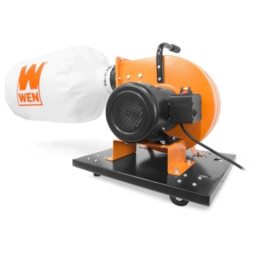 7.4-Amp Rolling Dust Collector with Induction Motor, 15-Gallon Bag and Optional Wall Mount - Lot 43