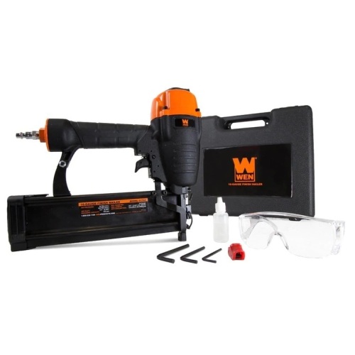 16-Gauge Pneumatic Straight Finish Nailer with Carrying Case - Lot 50