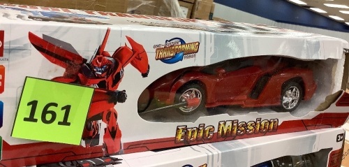 1/18 Scale RC Remote Control Transforming Robot Car Toys - Lot 161