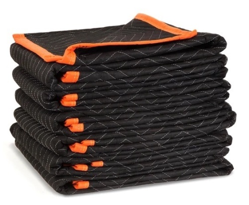 WEN 272406 72-Inch by 40-Inch Heavy Duty Padded Moving Blankets, 6-Pack - Lot 451