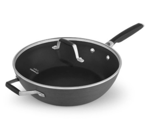 Select by Calphalon 12" Hard-Anodized Non-Stick Jumbo Fryer with Cover - Lot 496