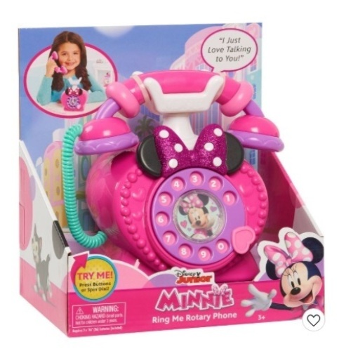 Disney Junior Minnie Mouse Ring Me Rotary Phone - Lot 498