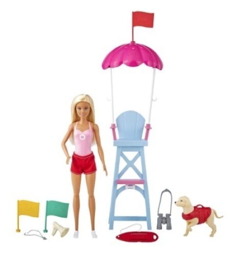 Mattell Barbie® Lifeguard Doll And Playset, Lot of (4) - Lot 550