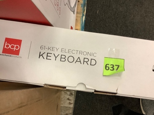61-Key Beginners Electronic Keyboard - Lot 637