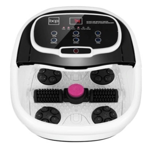 Automatic Heated Shiatsu Massage Foot Bath Spa w/ Pumice Stone, Color May Vary From Pictures - Lot 758