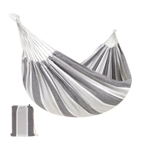 2-Person Brazilian-Style Double Hammock w/ Portable Carrying Bag, Steel - Lot 779