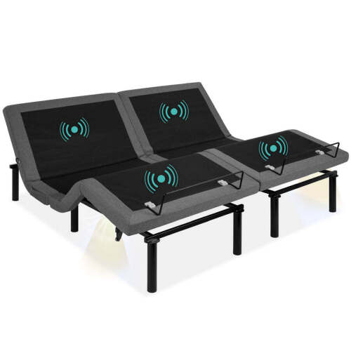 Adjustable Bed Base with Massage, Remote, USB Ports - Lot 2294