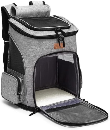 Oakcat Foldabe Cat Carrier Backpack for Small Dogs and Cats - Lot 2825