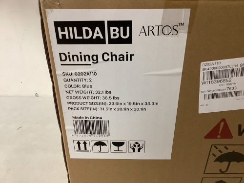 Artos Hilda Bu Dining Chair - Lot 2891