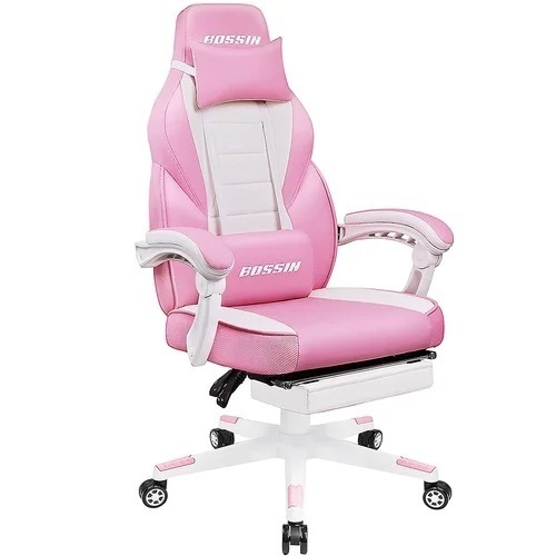 Racing Style Large Size High-Back PU Leather Gaming Chair - Lot 2921