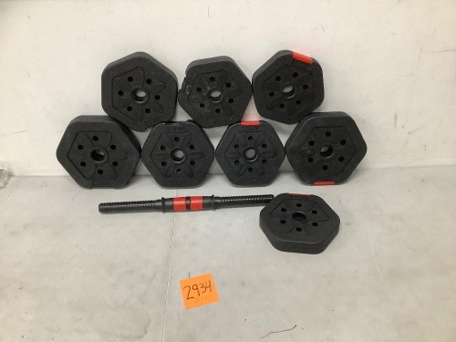 9pc weight set - Lot 2934
