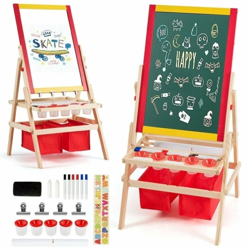Flip-Over Double-Sided Kids Art Easel - Lot 2940
