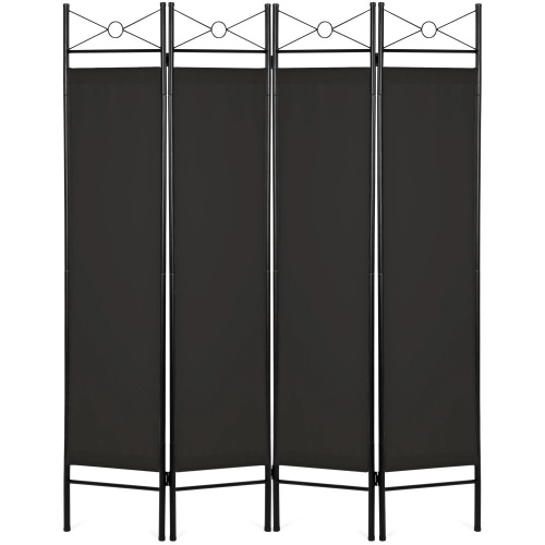 4-Panel Folding Privacy Screen Room Divider Decoration Accent, 6ft - Lot 2957