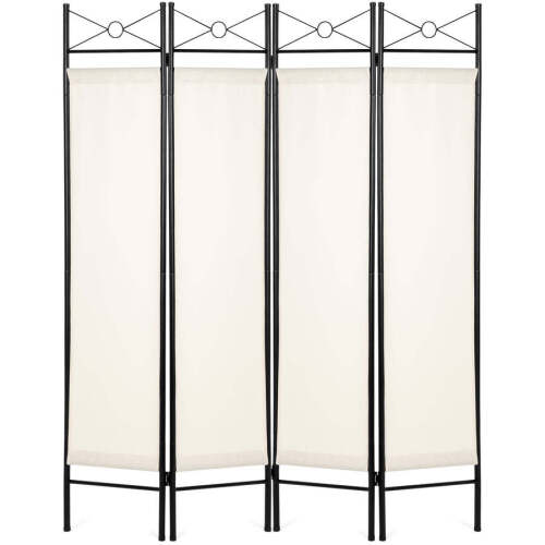 4-Panel Folding Privacy Screen Room Divider Decoration Accent, 6ft - Lot 2997