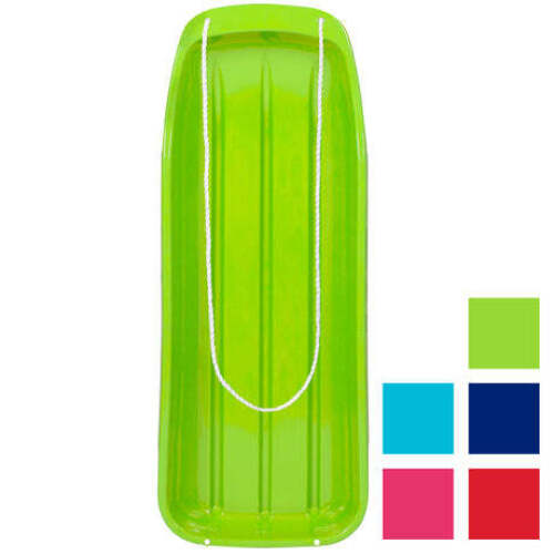 48in Kids Toboggan Snow Sled Board w/ Pull Rope, Curved Edges - Lot 3743