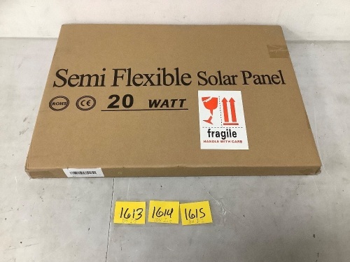 20 Watt Semi Flexible Solar Panel - Lot 3745