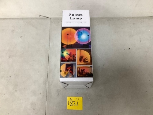 Orange Sunset Lamp - Lot 3750