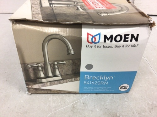 Moen Brecklyn Kitchen Faucet, E-Commerce Return - Lot 193