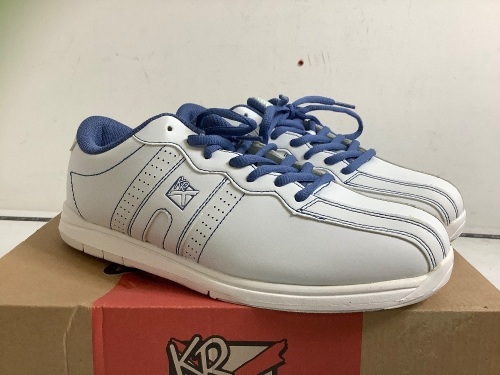 KR Strikeforce O.P.P. White Periwinkle Bowling Shoes Women, Size 8.5, E-Commerce Return - Lot 419