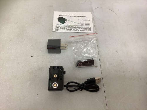 SubCompact Rechargeable Laser Flashlight Combo, E-Comm Return - Lot 438