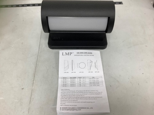 LMP Outdoor Wall Light, Untested, E-commerce Return - Lot 493