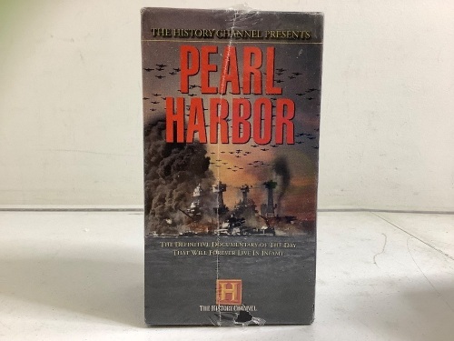History Channel Presents Pearl Harbor Volume 1, 2, and 3 VHS,  New - Lot 508