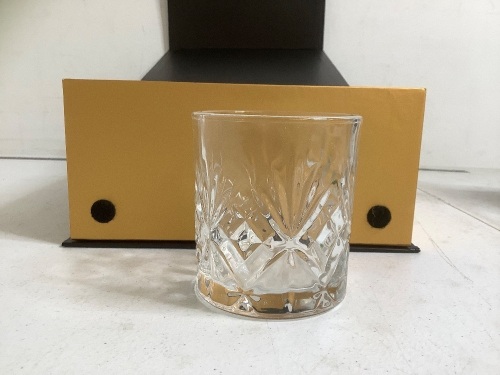 Wasadon Whiskey Glasses 4 Piece Set, Appears New - Lot 540