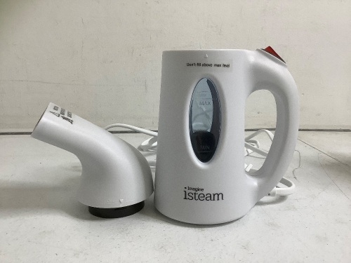 Imagine Istream Clothing Steamer, Powers Up, E-Commerce Return - Lot 582