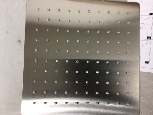 Square Shower Head, Appears New - Lot 669