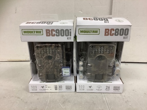 Lot of (2) Assorted Trail Cams, E-Comm Return