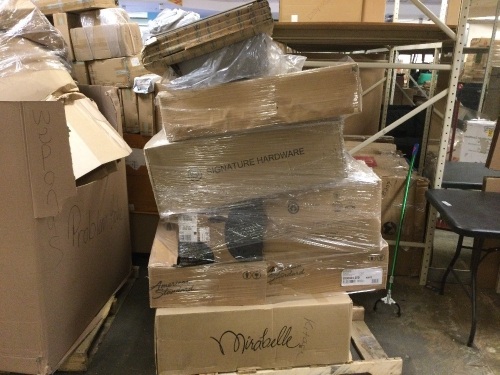 Pallet of Sinks and Toilet Parts. Unknown Conditions - Lot 58