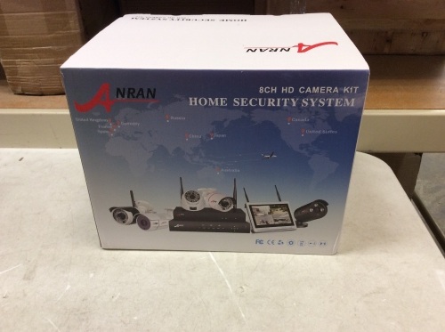 Anran 8CH HD Home Security System 3.8mm 1080P - Appears New - Lot 62