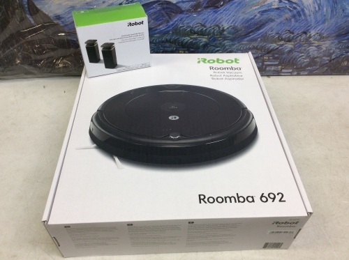 iRobot Roomba 692 Robot Vacuum-Wi-Fi Connectivity, Works with Alexa, Self-Charging, Charcoal Grey & iRobot Authentic Replacement Parts, Dual Mode Virtual Wall Barrier, 2 Pack - New - Lot 88