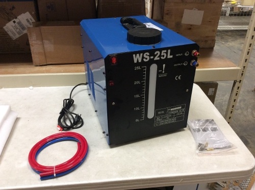 WS-25L Industrial Water Chiller 25L TIG MIG Welder Torch Water Cooling 110V - E-Comm Return, Appears New  - Lot 92