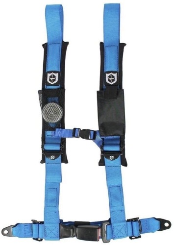 Pro Armor A16UH349BU Auto Style Lap Belt Blue 4 Point Harness 2 Inch Straps, Passenger Side - Appears New  - Lot 122