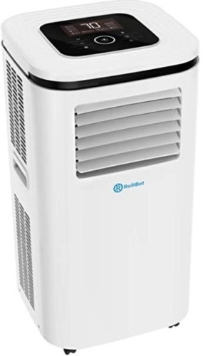 Rollibot ROLLICOOL Portable Air Conditioner& Dehumidifer w/App & Alexa Voice Control (14,000 BTU, White) - Appears New   - Lot 124