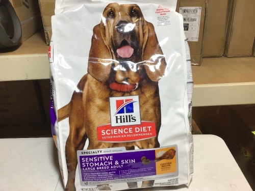 Hill's Science Diet Large Breed Adult Sensitive Stomach & Skin Chicken Recipe 30 lb - Appears New - Lot 133