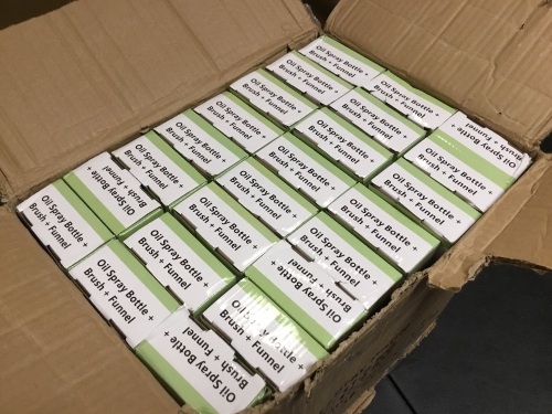 Case of (48) Olive Oil Spray Bottle Misters, 100ml - Appears New - Lot 252