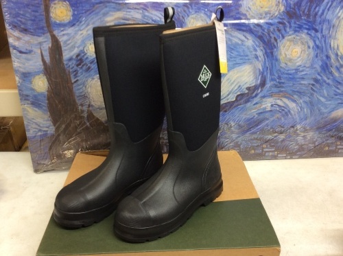 Muck Chore Classic All Conditions Rubber Work Boots, Mens 10/ Womens 11 - Appear New  - Lot 276