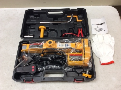 3 Ton Automotive Electric Scissor Car Jack Lift - Appears New  - Lot 287