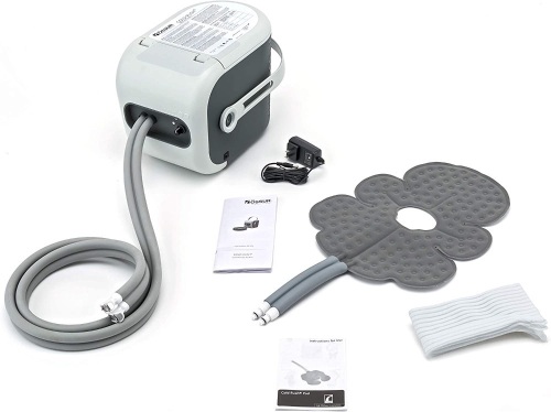 Ossur Cold Rush Therapy Machine System With Knee Pad Cryotherapy Freeze Kit Pump - Appears New   - Lot 316