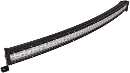 Senlips 50" 288W Curved Off-road Light Bar Flood Spot Combo Beam IP 67 Waterproof for Off-road Vehicle, Black - E-Comm Return, Appears New  - Lot 353