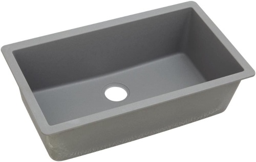 Elkay Quartz Classic ELGRU13322GS0 Greystone Single Bowl Undermount Sink - Appears New  - Lot 354